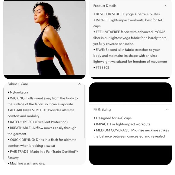 🌻ATHLETA SERENITY BRA🌻 - Picture 3 of 3